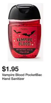 Bath & Body Works Vampire Blood PocketBac Hand Sanitizer offer