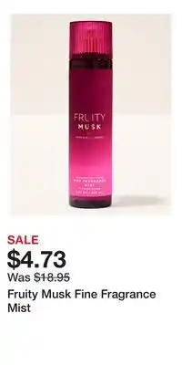 Bath & Body Works Fruity Musk Fine Fragrance Mist offer