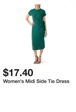 Belk Women's Midi Side Tie Dress offer
