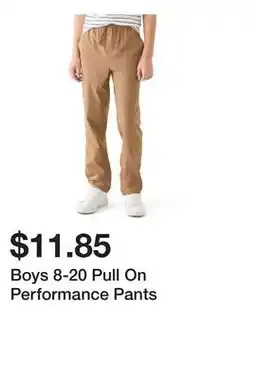 Belk Boys 8-20 Pull On Performance Pants offer