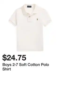 Belk Boys 2-7 Soft Cotton Polo Shirt offer
