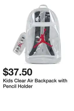 Belk Kids Clear Air Backpack with Pencil Holder offer