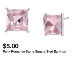 Belk Punk Romance Stone Square Stud Earrings offer