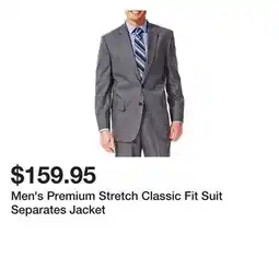 Belk Men's Premium Stretch Classic Fit Suit Separates Jacket offer