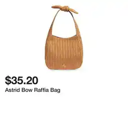Belk Astrid Bow Raffia Bag offer