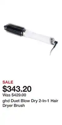 Ulta Beauty ghd Duet Blow Dry 2-In-1 Hair Dryer Brush offer