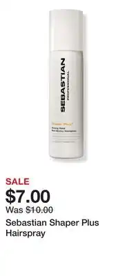 Ulta Beauty Sebastian Shaper Plus Hairspray offer