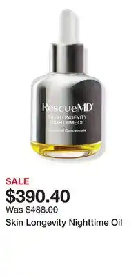 Ulta Beauty Skin Longevity Nighttime Oil offer