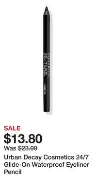 Ulta Beauty Urban Decay Cosmetics 24/7 Glide-On Waterproof Eyeliner Pencil offer