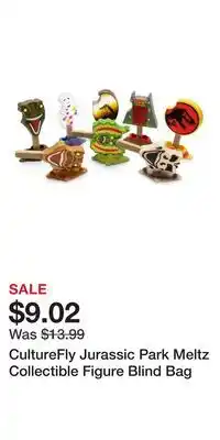 Game Stop CultureFly Jurassic Park Meltz Collectible Figure Blind Bag offer