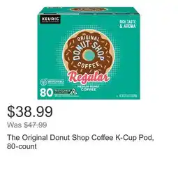 Costco The Original Donut Shop Coffee K-Cup Pod, 80-count offer