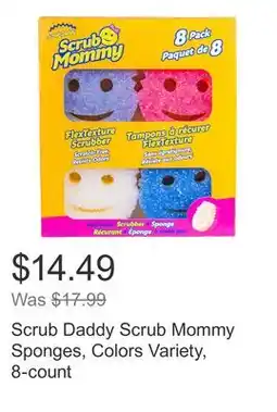 Costco Scrub Daddy Scrub Mommy Sponges, Colors Variety, 8-count offer