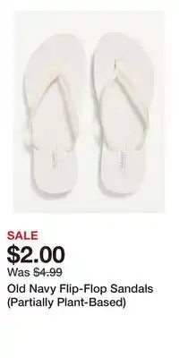 Old Navy Old Navy Flip-Flop Sandals (Partially Plant-Based) offer