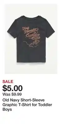 Old Navy Old Navy Short-Sleeve Graphic T-Shirt for Toddler Boys offer