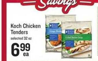 Lowes Foods Koch Chicken Tenders offer