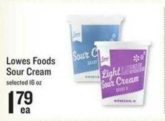 Lowes Foods Lowes Foods Sour Cream offer