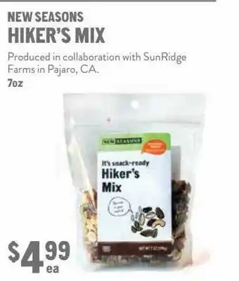 New Seasons Market New Seasons Hiker's Mix offer