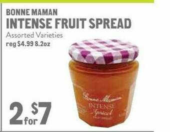 New Seasons Market Bonne Maman Intense Fruit Spread offer