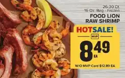 Food Lion Food lion raw shrimp offer
