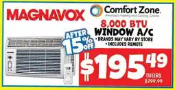Ollie's 8,000 BTU WINDOW A/C offer