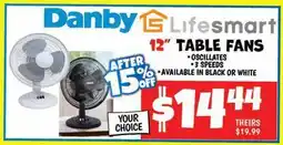 Ollie's 12 TABLE FANS offer