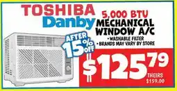 Ollie's 5,000 BTU MECHANICAL WINDOW A/C offer