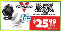 Ollie's VORNADO 460 WHOLE ROOM AIR CIRCULATOR offer