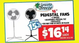 Ollie's Sarasota Breeze PEDESTAL FANS offer