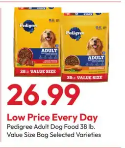Stater Bros Pedigree Adult Dog Food offer