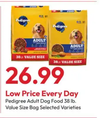 Stater Bros Pedigree Adult Dog Food offer
