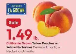 Stater Bros Yellow Peaches or Yellow Nectarines offer