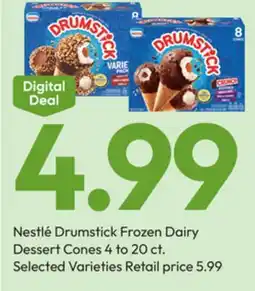 Stater Bros Nestlé Drumstick Frozen Dairy Dessert Cones offer