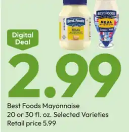 Stater Bros Best Foods Mayonnaise offer