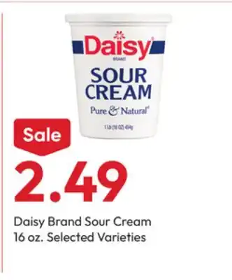 Stater Bros Daisy Brand Sour Cream offer