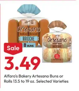 Stater Bros Alfaro's Bakery Artesano Buns or Rolls offer
