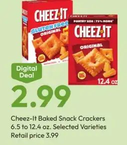Stater Bros Cheez-It Baked Snack Crackers offer