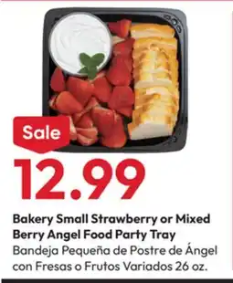 Stater Bros Bakery Small Strawberry or Mixed Berry Angel Food Party Tray offer