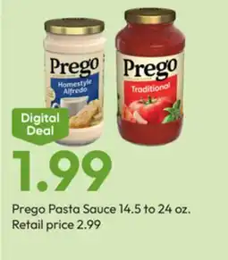 Stater Bros Prego Pasta Sauce offer