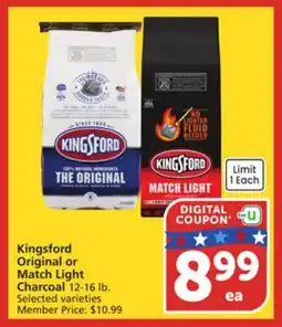 Vons Kingsford Original or Match Light Charcoal offer