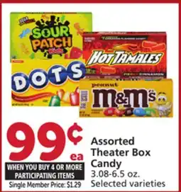 Vons Assorted Theater Box Candy offer