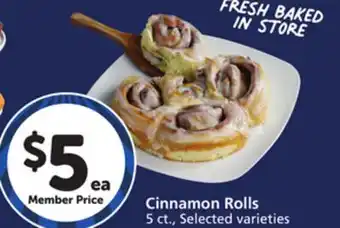 Vons Cinnamon Rolls offer