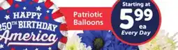Vons Patriotic Balloons offer