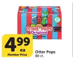 Vons Otter Pops offer
