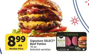 Vons Signature SELECT Beef Patties offer