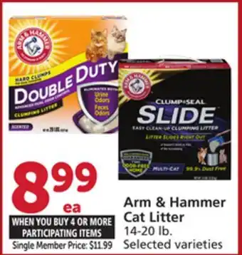 Vons Arm & Hammer Cat Litter offer