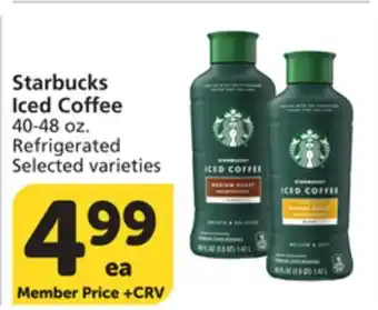 Vons Starbucks Iced Coffee offer