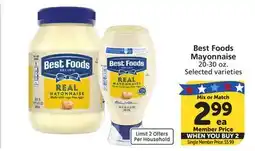 Vons Best Foods Mayonnaise offer