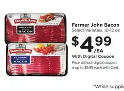 Ralphs Farmer John Bacon offer