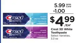 Ralphs Crest 3D White Toothpaste offer