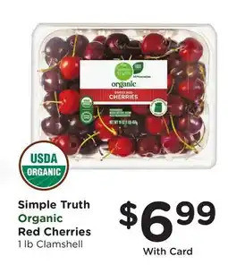 Ralphs Simple Truth Organic Red Cherries offer